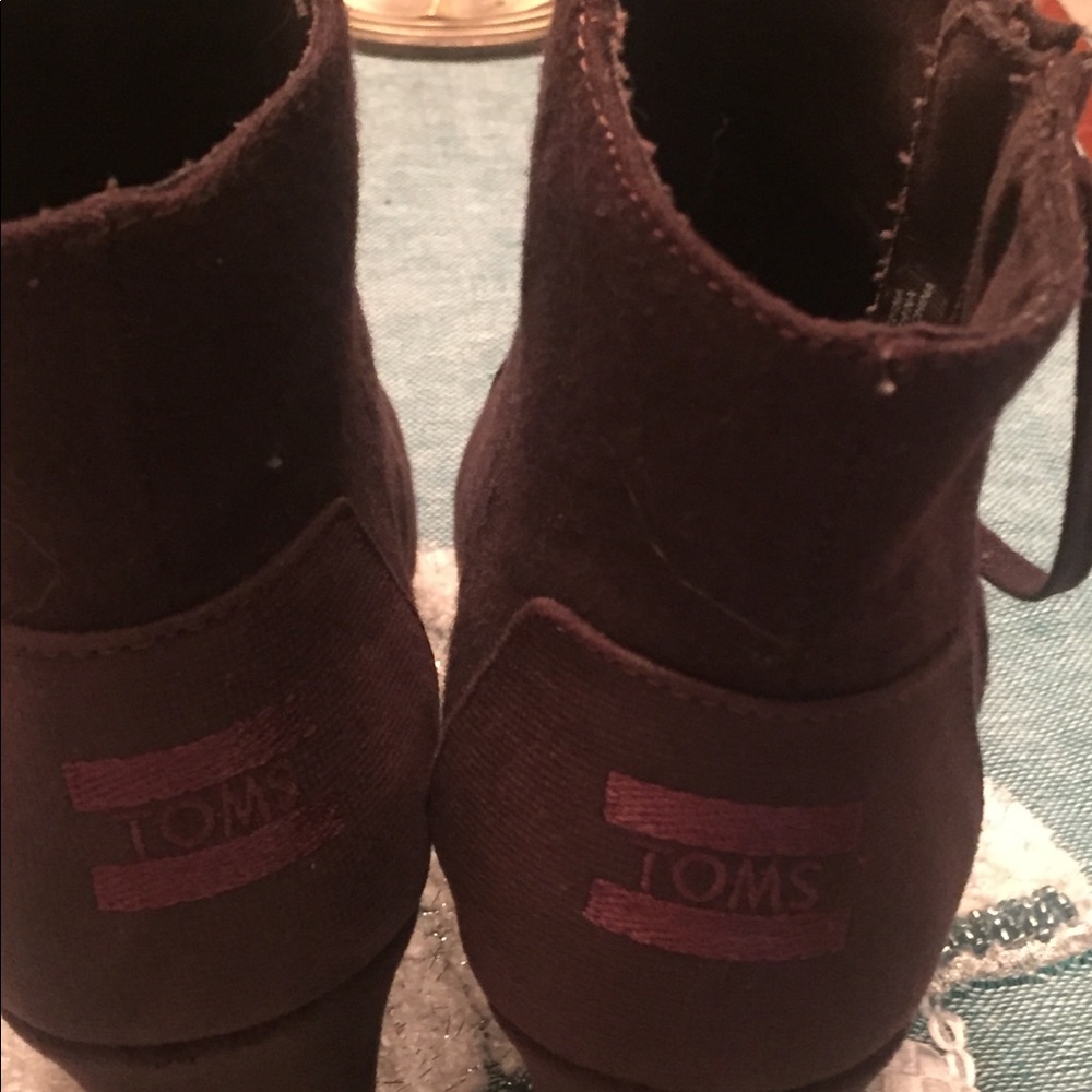 TOMS brown booties - Picture 3 of 5